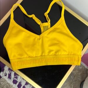 Yellow Sports Bra